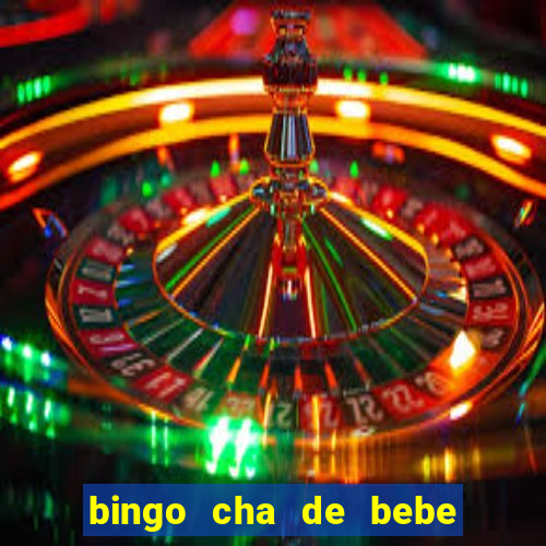 bingo cha de bebe cartelas para imprimir